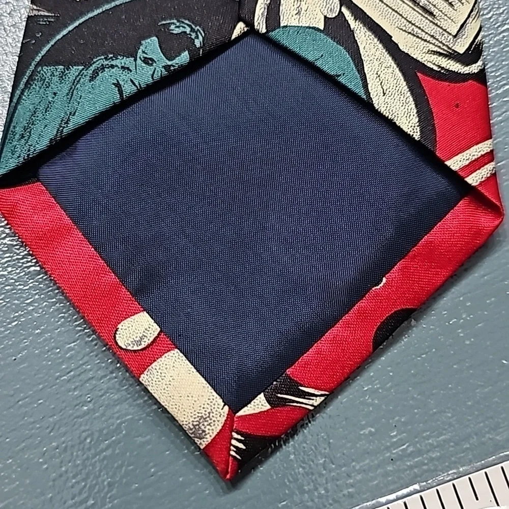 Mens bowling‎ tie by Rene' Chagal. HAND, MADE. 4
